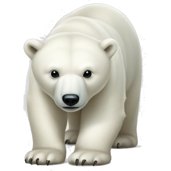 Wriring Polar Bear emoji