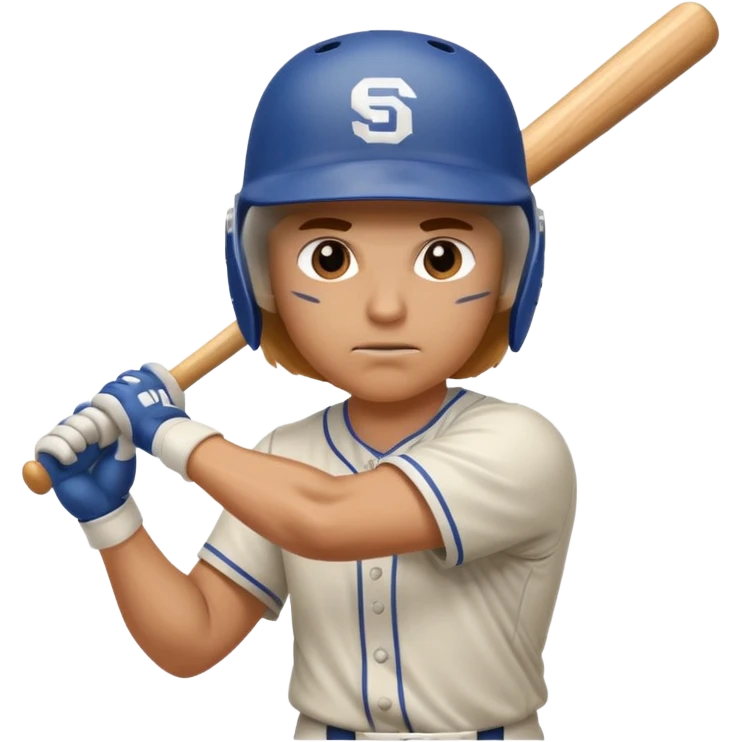 baseball player batting emoji