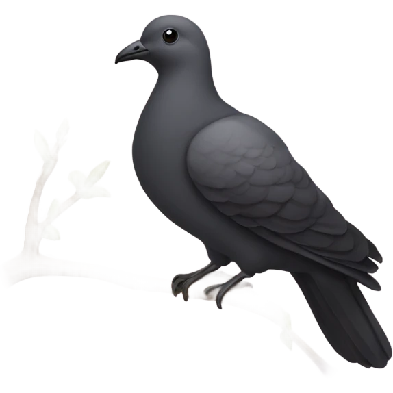 Black doves emoji