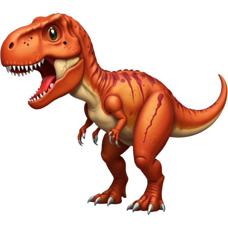 En küçük mermi ile ölen t-rex emoji