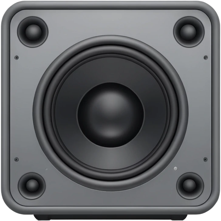 одна басс колонка с саббуфером, в 3 четверти, очень простенькая emoji