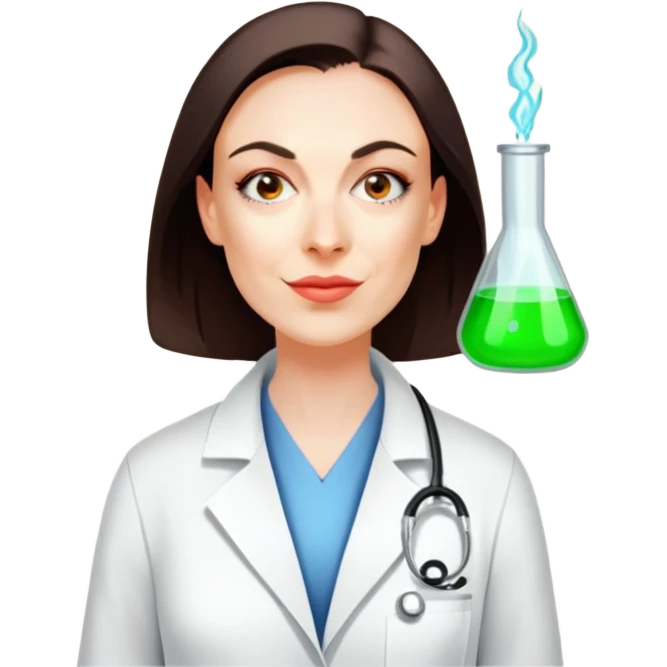 Evil female scientist  emoji