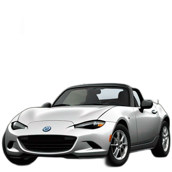 MX5 première génération (na) grise avec phare pop up emoji
