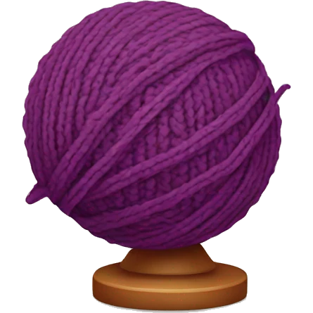 knitting ball emoji