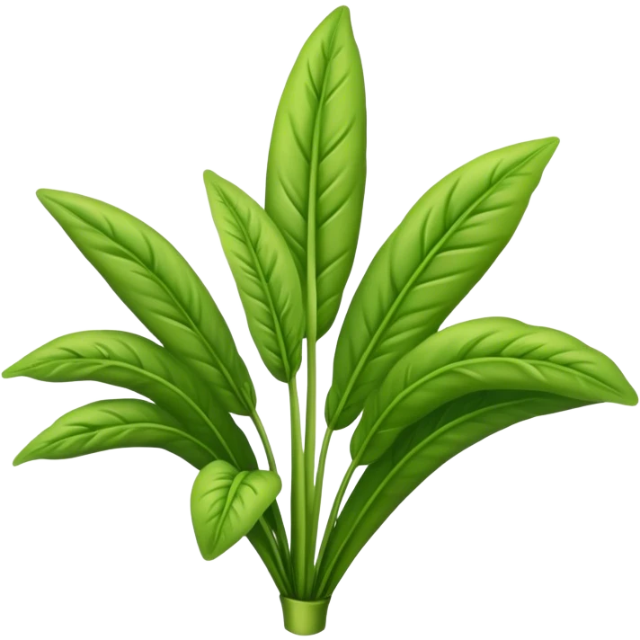 Plantain herb  emoji