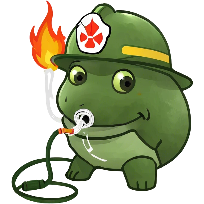 Dumpling on fire  emoji