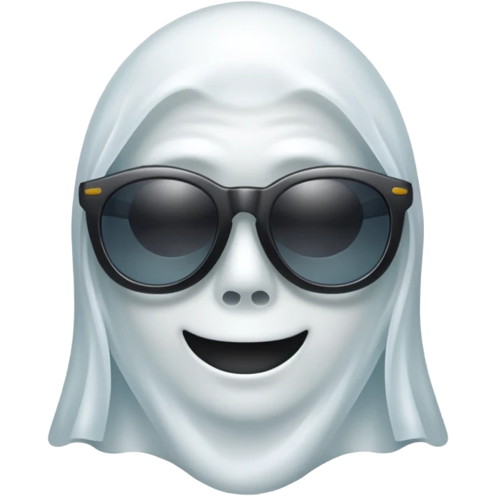 Ghost with sunglasses emoji