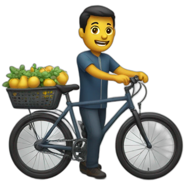 Bike seller  emoji
