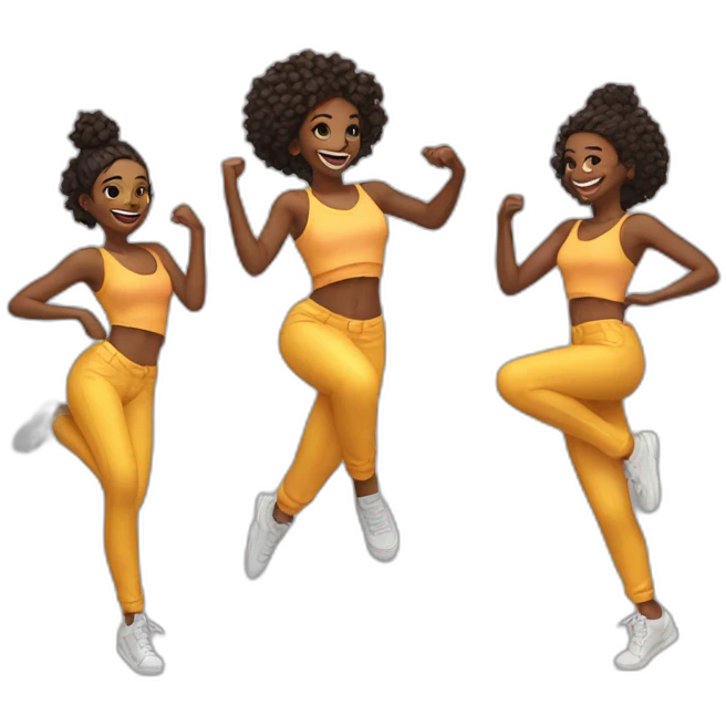 vibe-dance-happiness-rhythm-girls emoji
