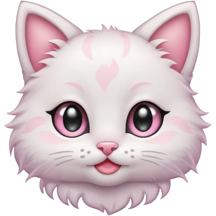 1
Kucing
Cute chibi kitten emoji, big sparkly eyes, tiny pink nose, pastel colors, simple thick outline, smiling, clean flat shading, transparent background, no text
 emoji