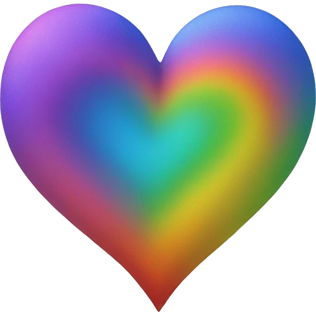 rainbow heart emoji