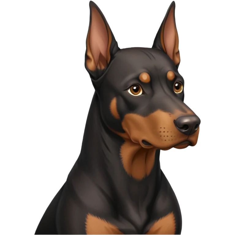 Dobermann european uncropped emoji
