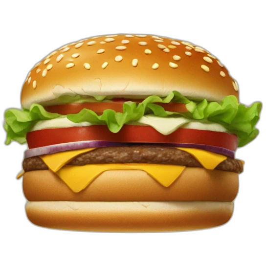 Burger king emoji