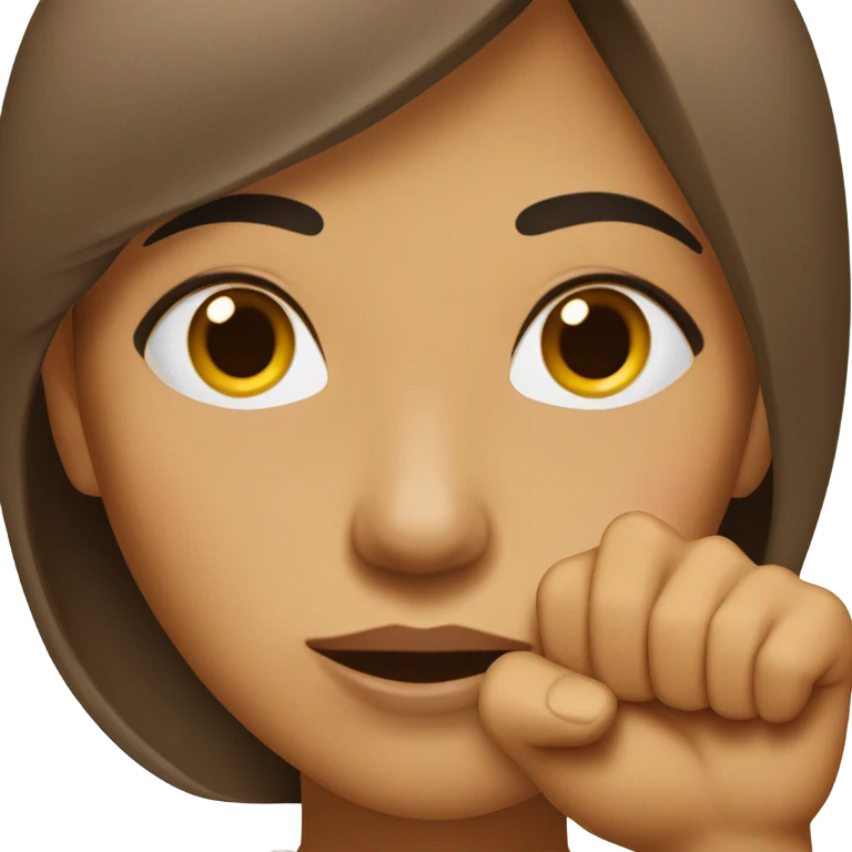 🙇🏽‍♀️👃🏾👊🏽 emoji