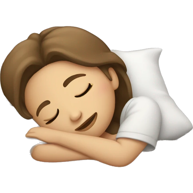 Girl sleeping  emoji