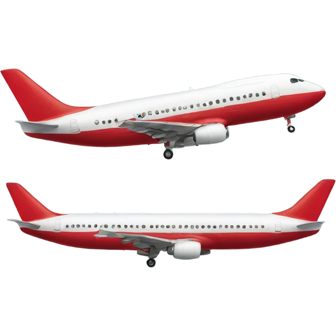 Plane wearing red hat  emoji