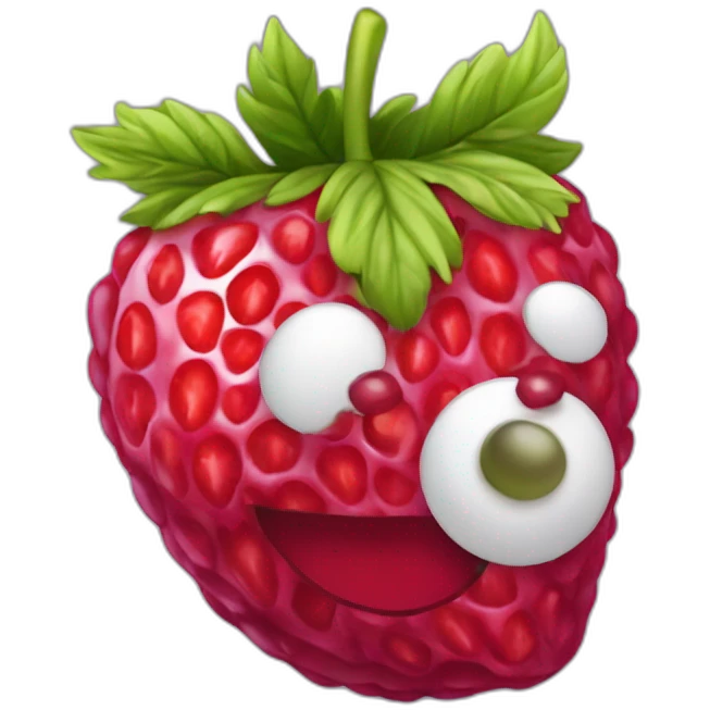 Fraise framboise myrtille emoji
