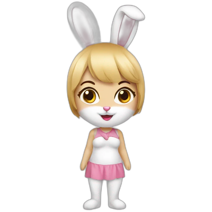 bunny costume women emoji