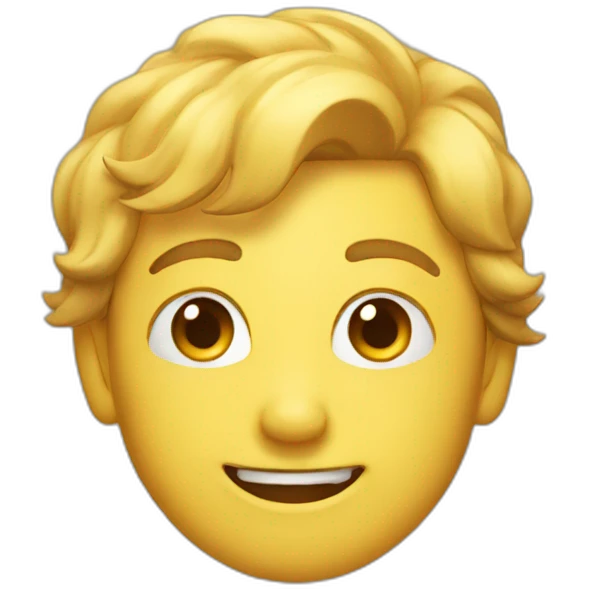 A wink emoji
