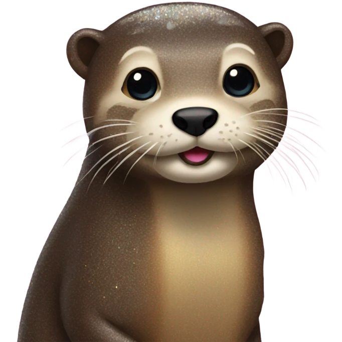 Glitter otter emoji
