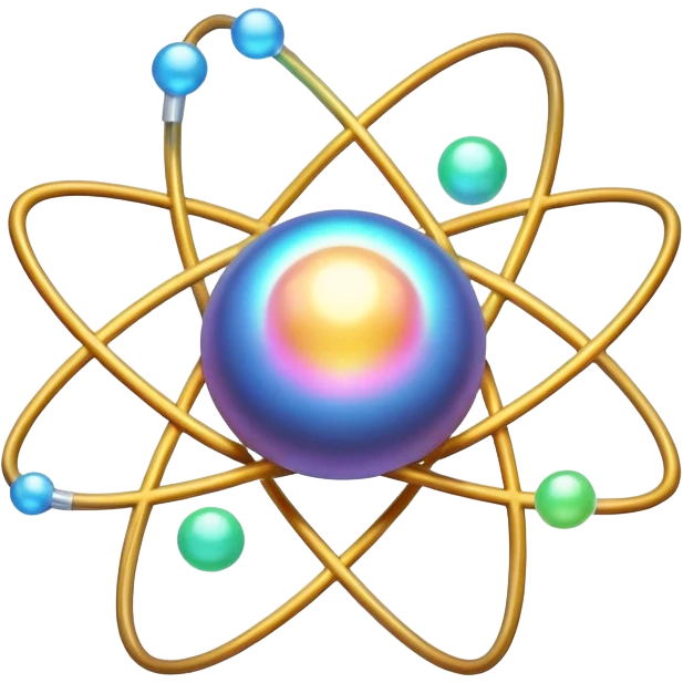 atom with visible outer shell showing valence electron emoji
