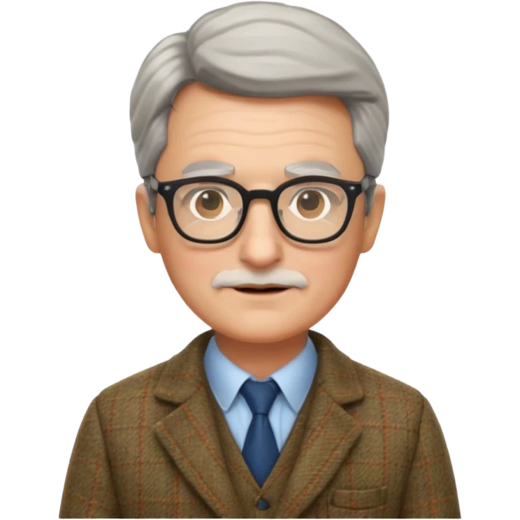 professor with phone emoji