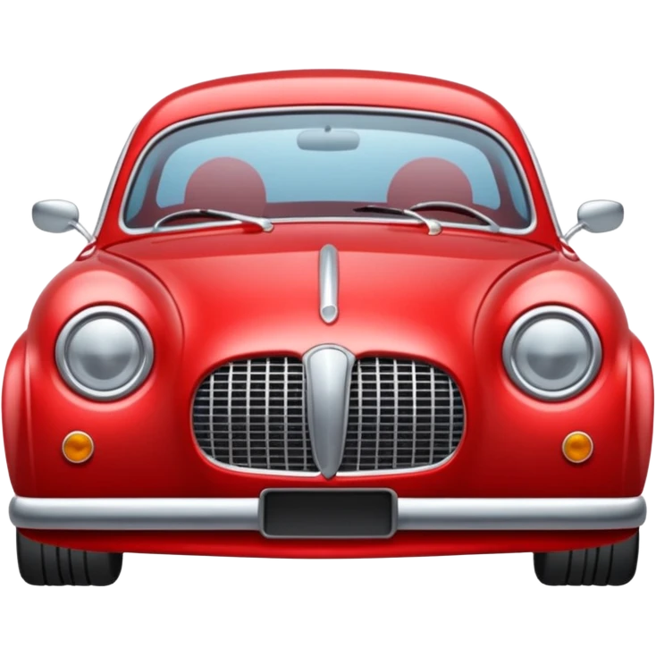 car from the front emoji