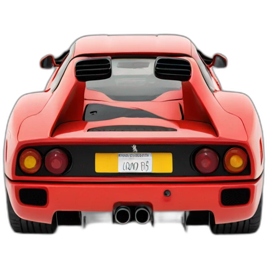 Ferrari F40 rear emoji