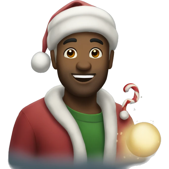 Christmas night  emoji