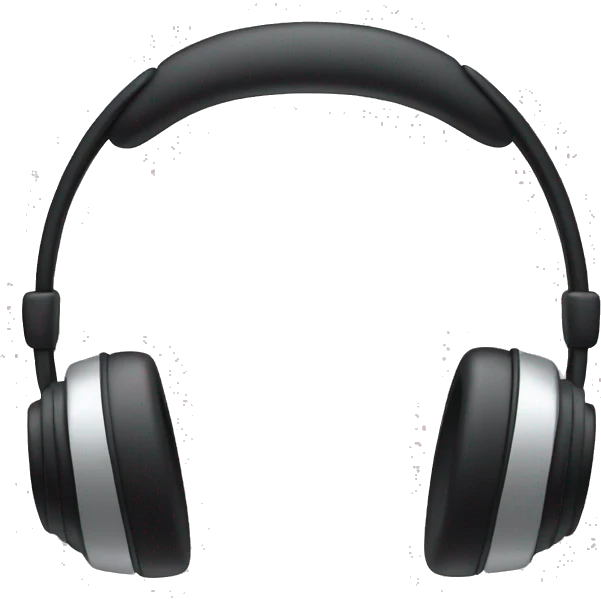 Bow on headphones  emoji