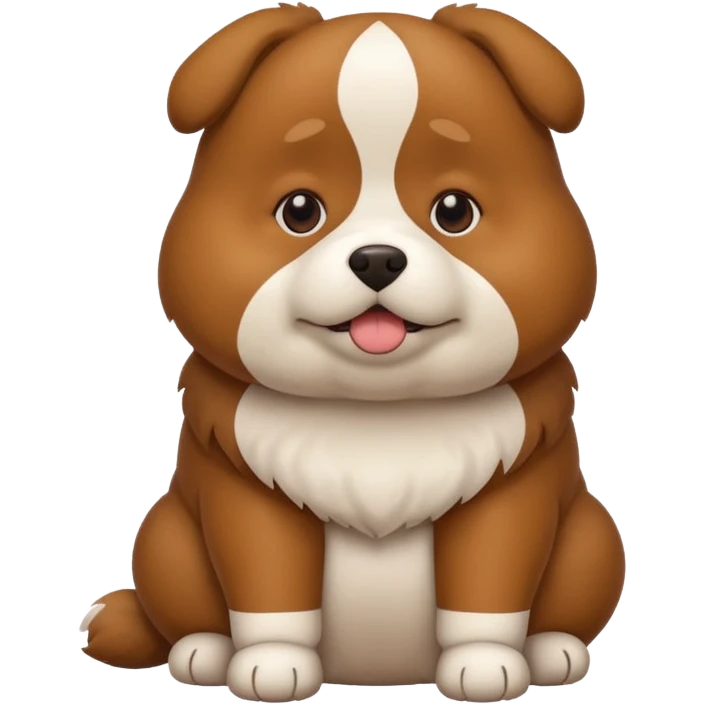 Fat dog emoji