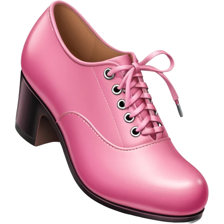 pink tap shoes emoji