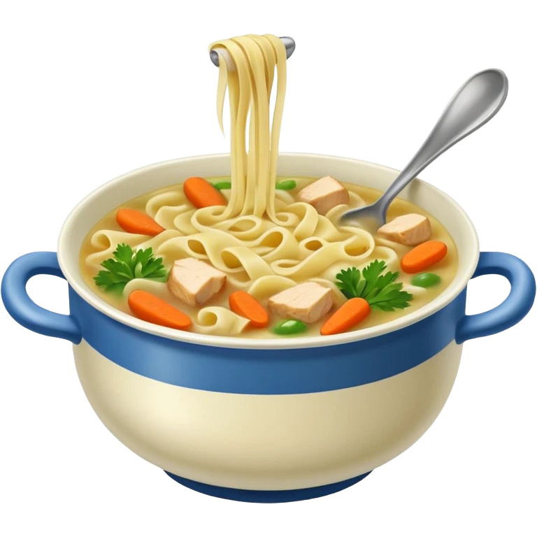 Chicken noodle soup  emoji