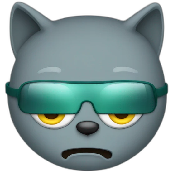 Bender like a cat emoji