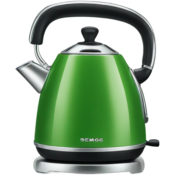Smeg move green kettle  emoji
