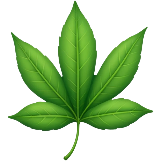 a single leaf simpler emoji