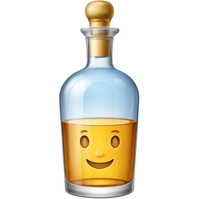 Luna liquor bottle  emoji