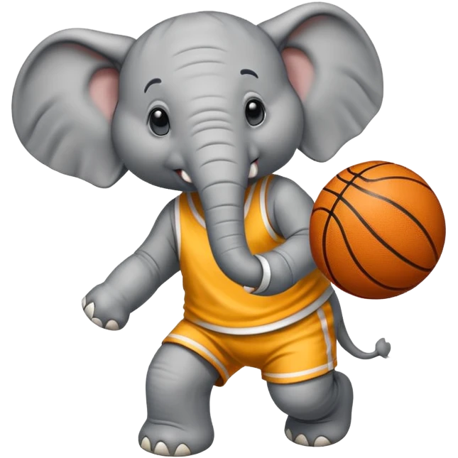 Elephant basketball emoji