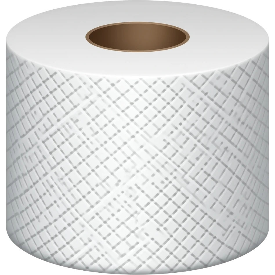 empty roll of toilet paper emoji