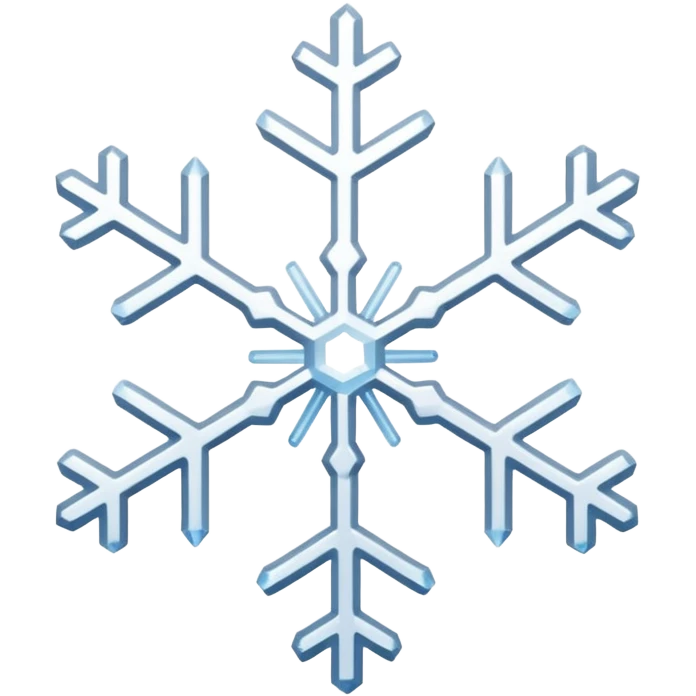 floco de neve emoji