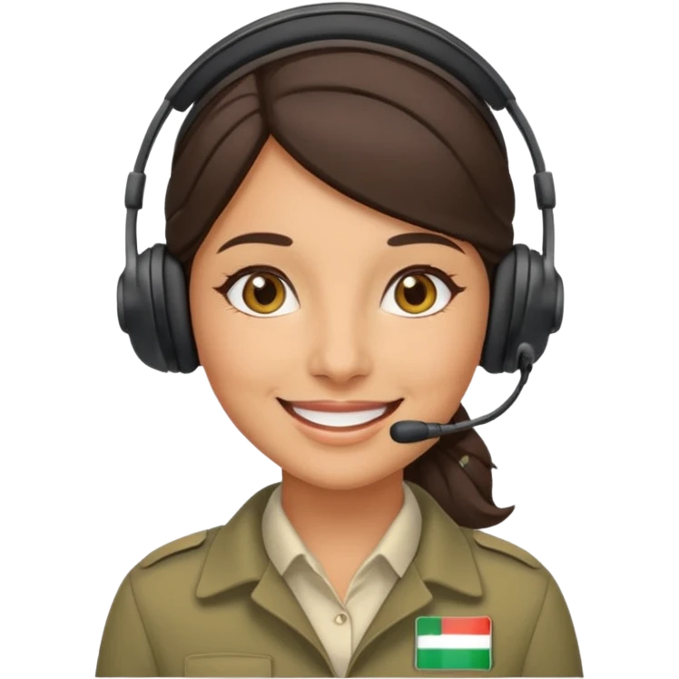 Female Italian tour guide  emoji