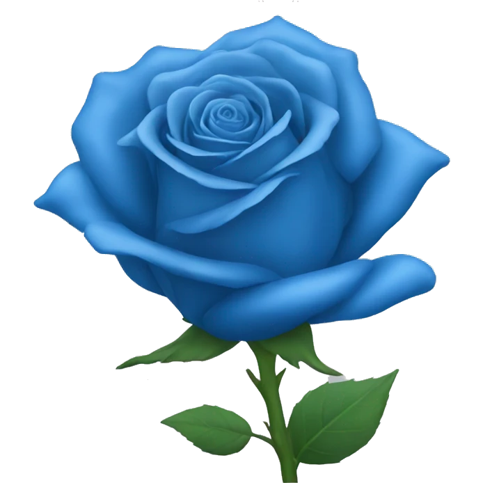 blue rose emoji