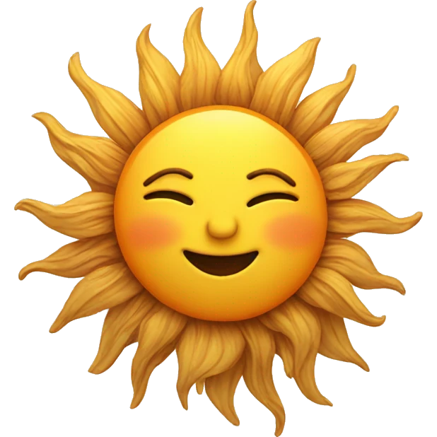 Sun emoji