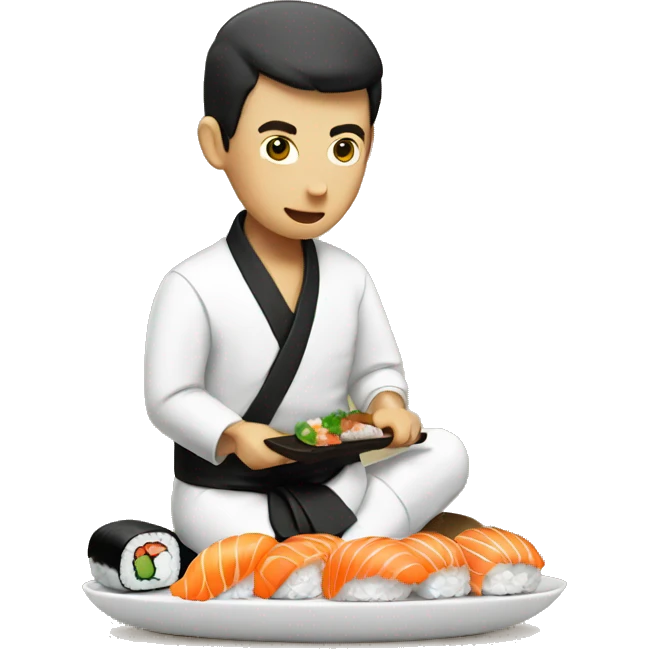 eating sushi emoji