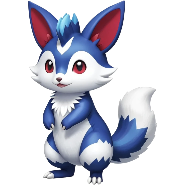 Shiny Furret-Meowstic-Zangoose-Hybrid (Full body) emoji