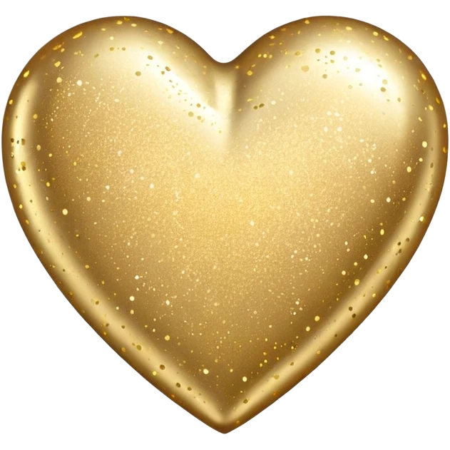 heart with gold sparkles emoji
