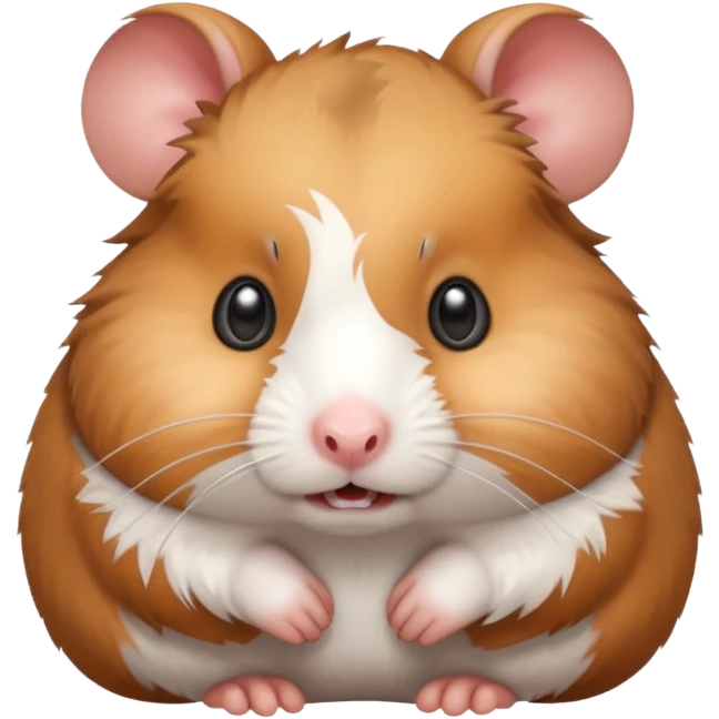 Anxious hamster emoji