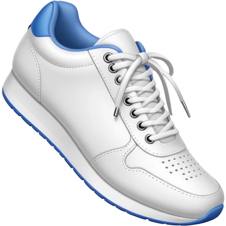 white sneaker with laces emoji