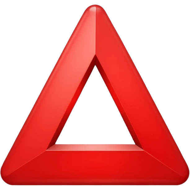 red triangle emoji