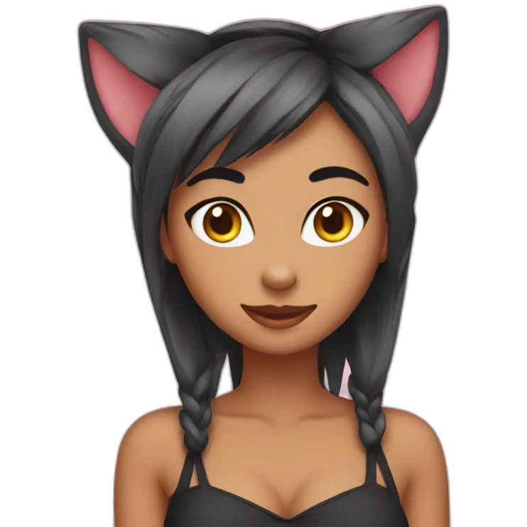 sexy cat ears emoji